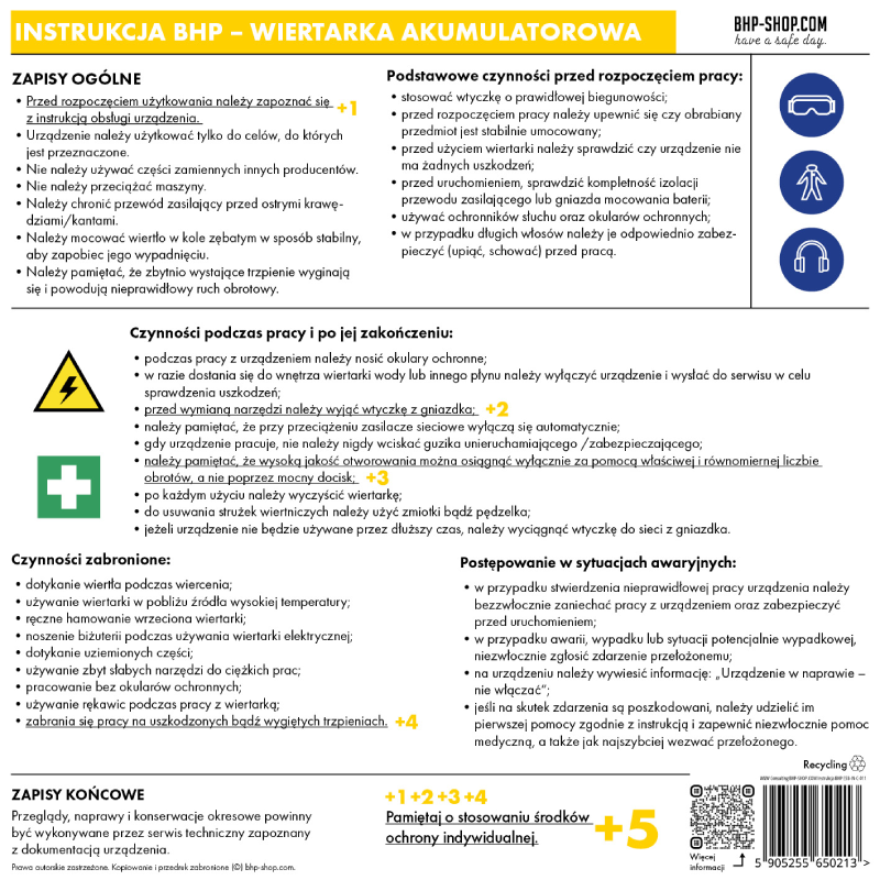 Instrukcja BHP Bezpiecznej Pracy Na Rusztowaniach BHP SHOP COM